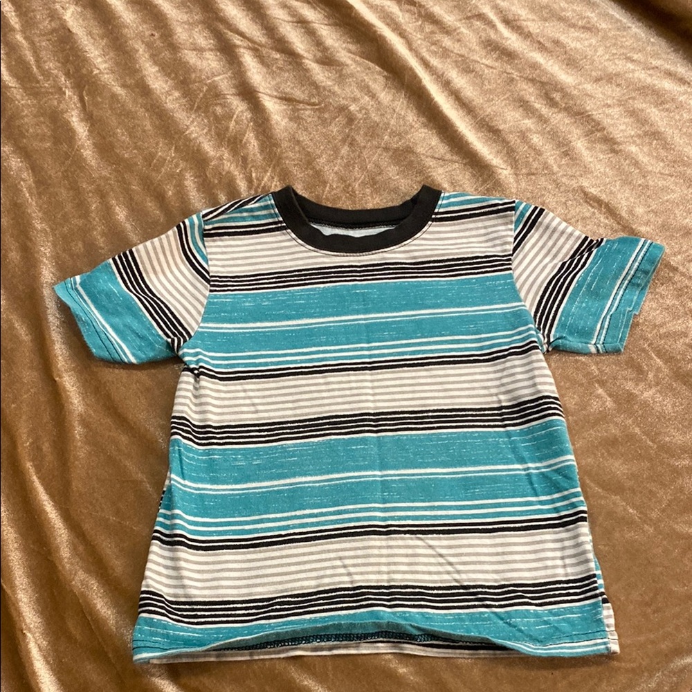 Garanimals Blue and Black Short Sleeve Tee Casual Knit